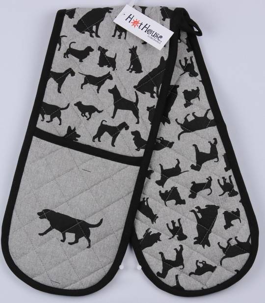 Canine Double Oven Mitt. Code: DM-CAN